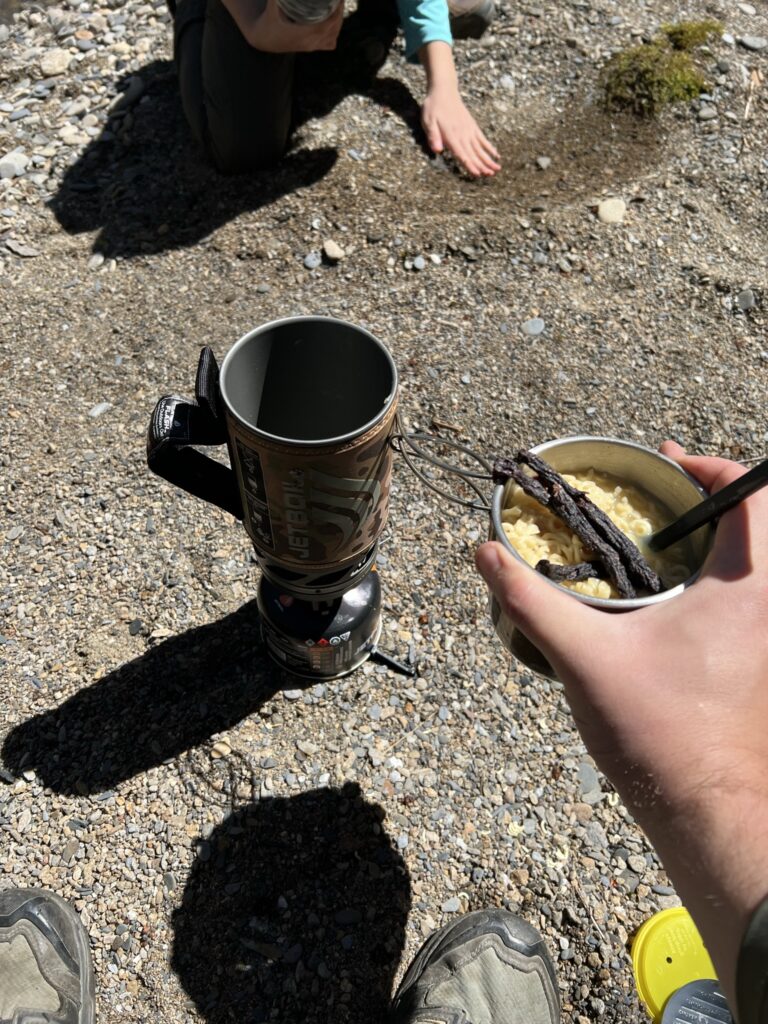 Metal backpacking cup