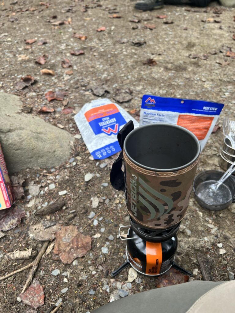 Jetboil backpacking stove