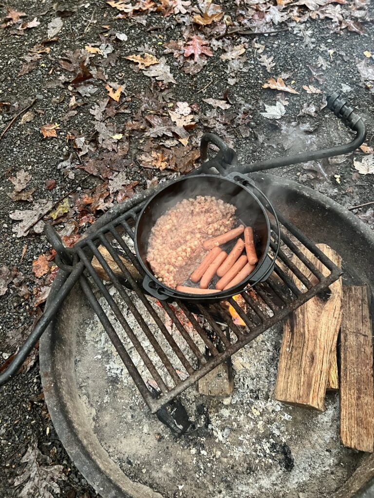 Campfire cooking 