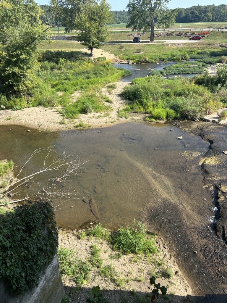 Flowing stream good for gold prospecting 